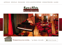 Tablet Screenshot of kurz-und-kleinkunst.de